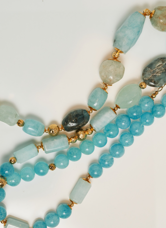 Amalfi Aquamarine Necklace