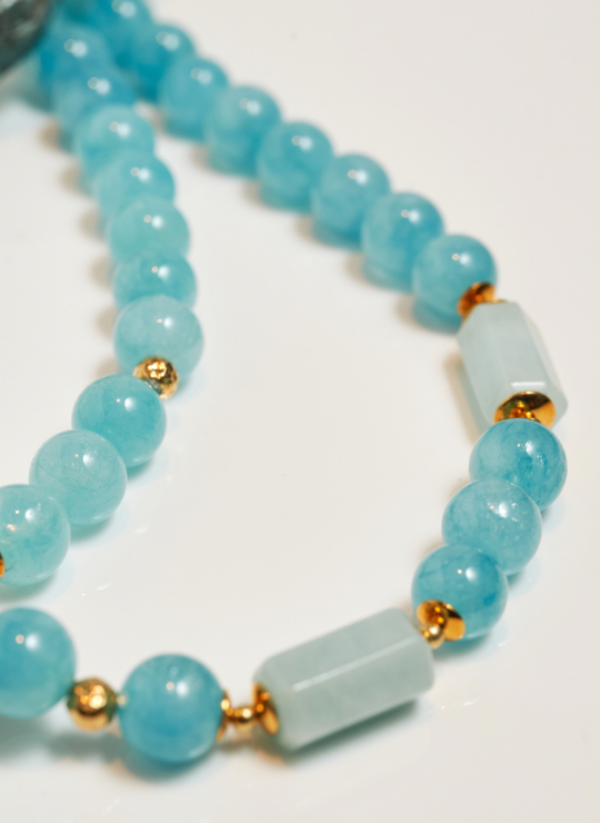 Amalfi Aquamarine Necklace