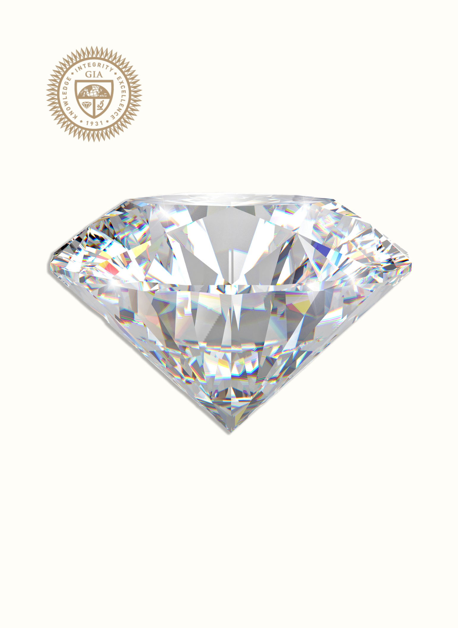 Natural Diamond 0.55 Carat Round 