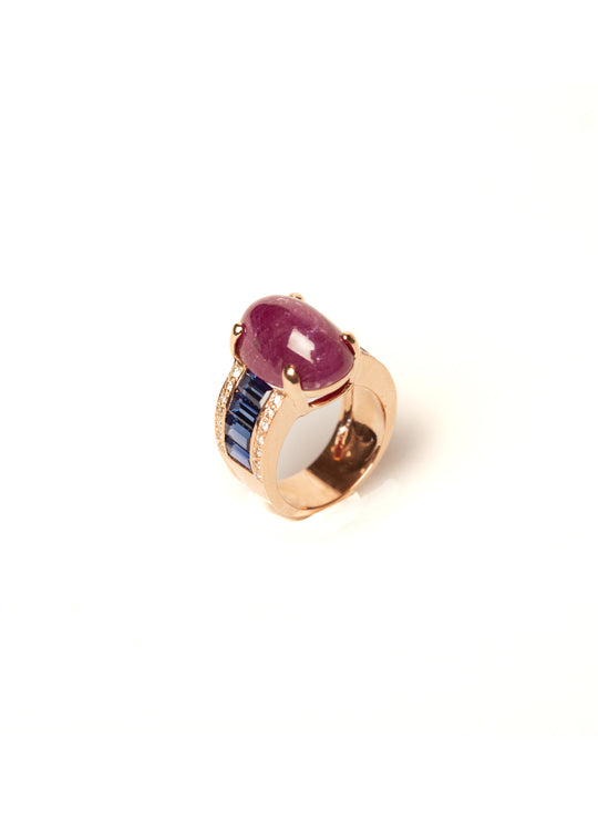 Le Gemme Rubi and Sapphires Ring