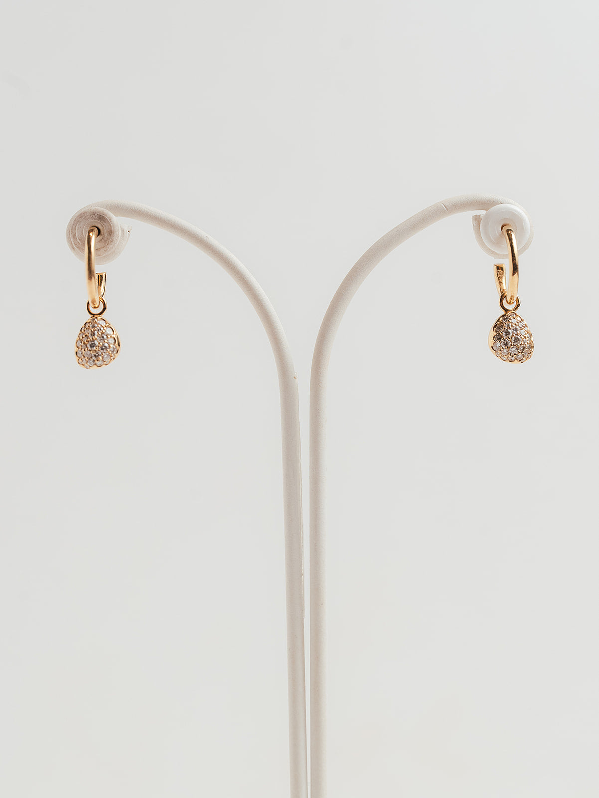 Pink Diamond Dust Earrings