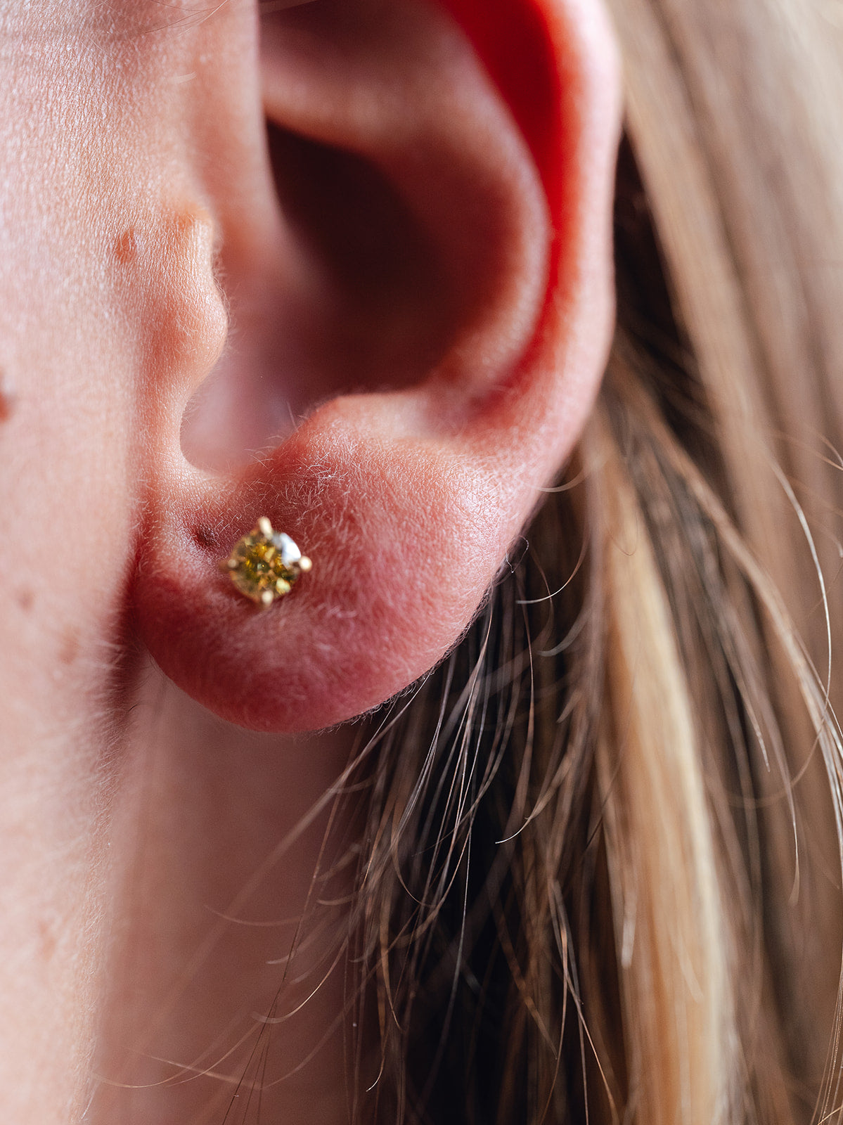 Golden Essentials Diamond Earrings