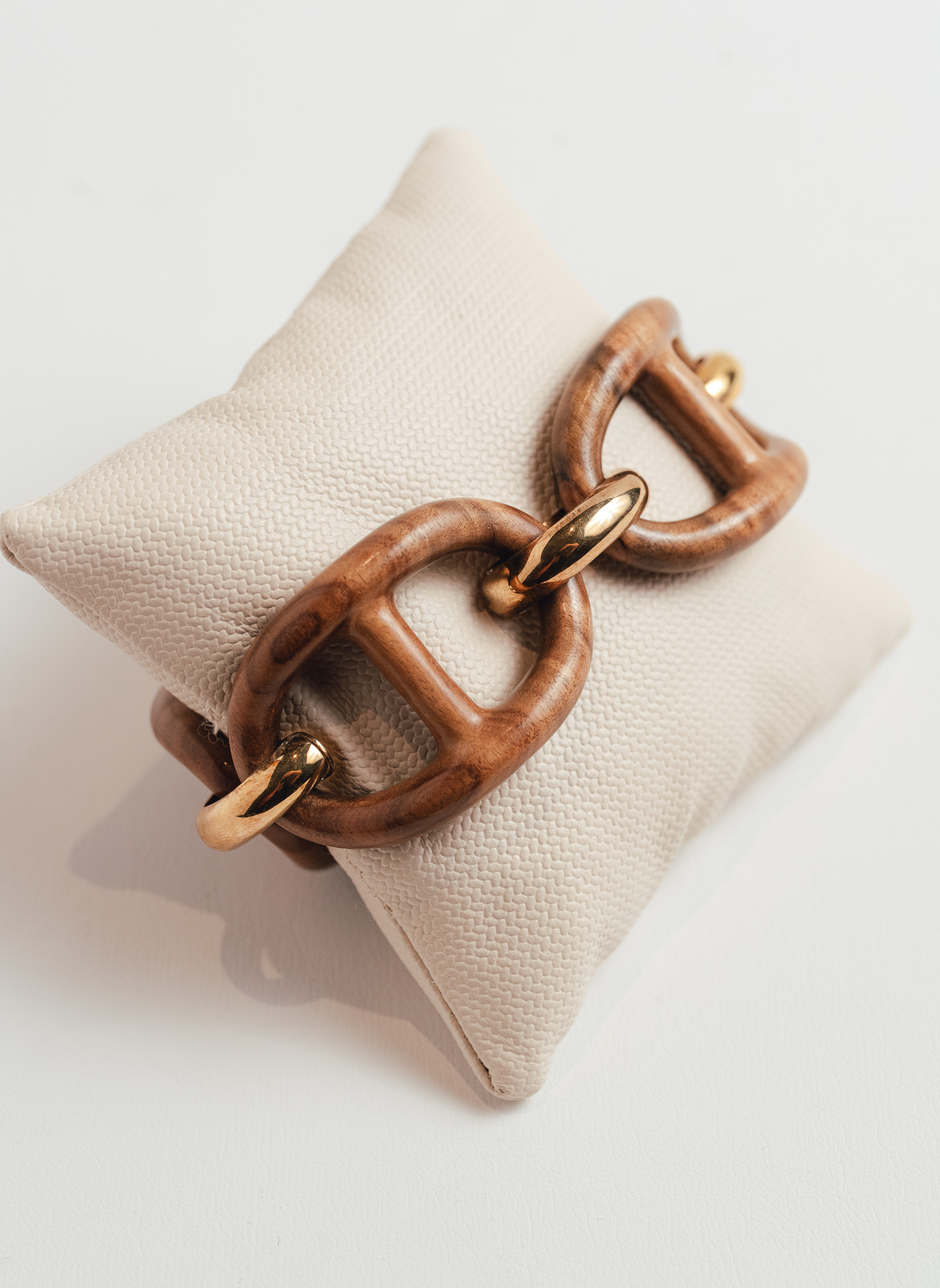 Pulsera Dolce Far Niente Madera y Plata