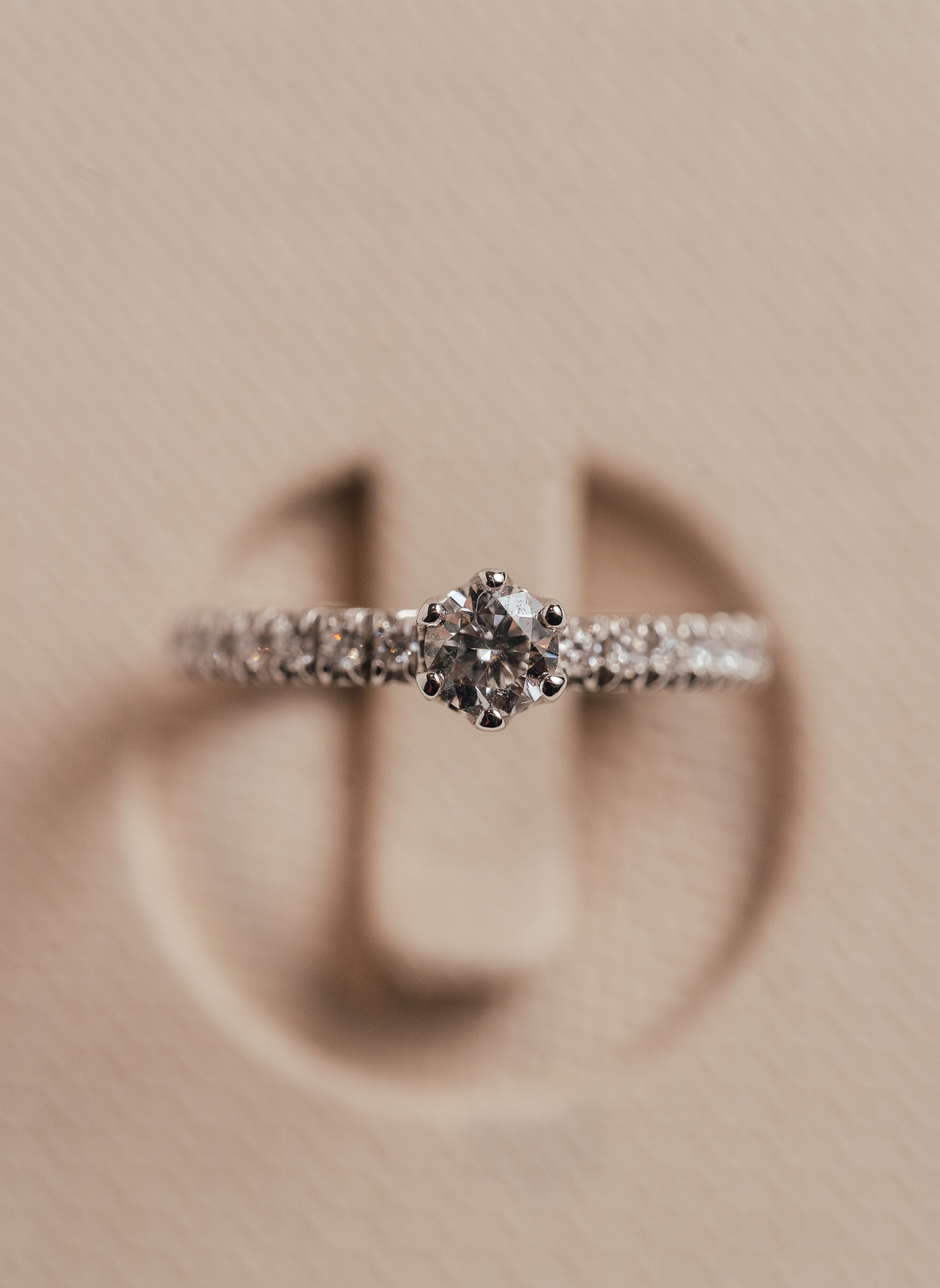 Princess Diamonds Tresillo Ring