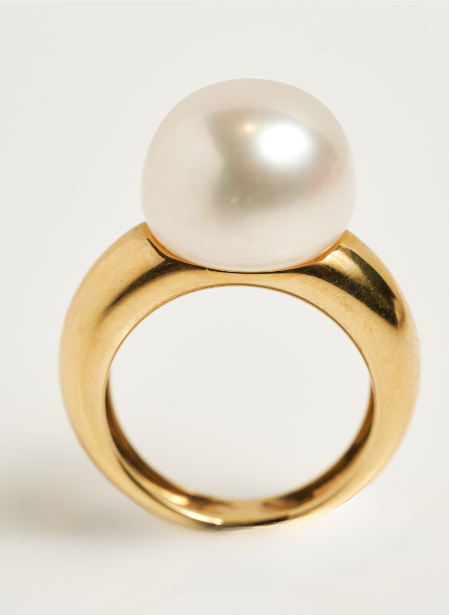 Dolce Far Niente Yellow Gold and Australian Pearl Ring