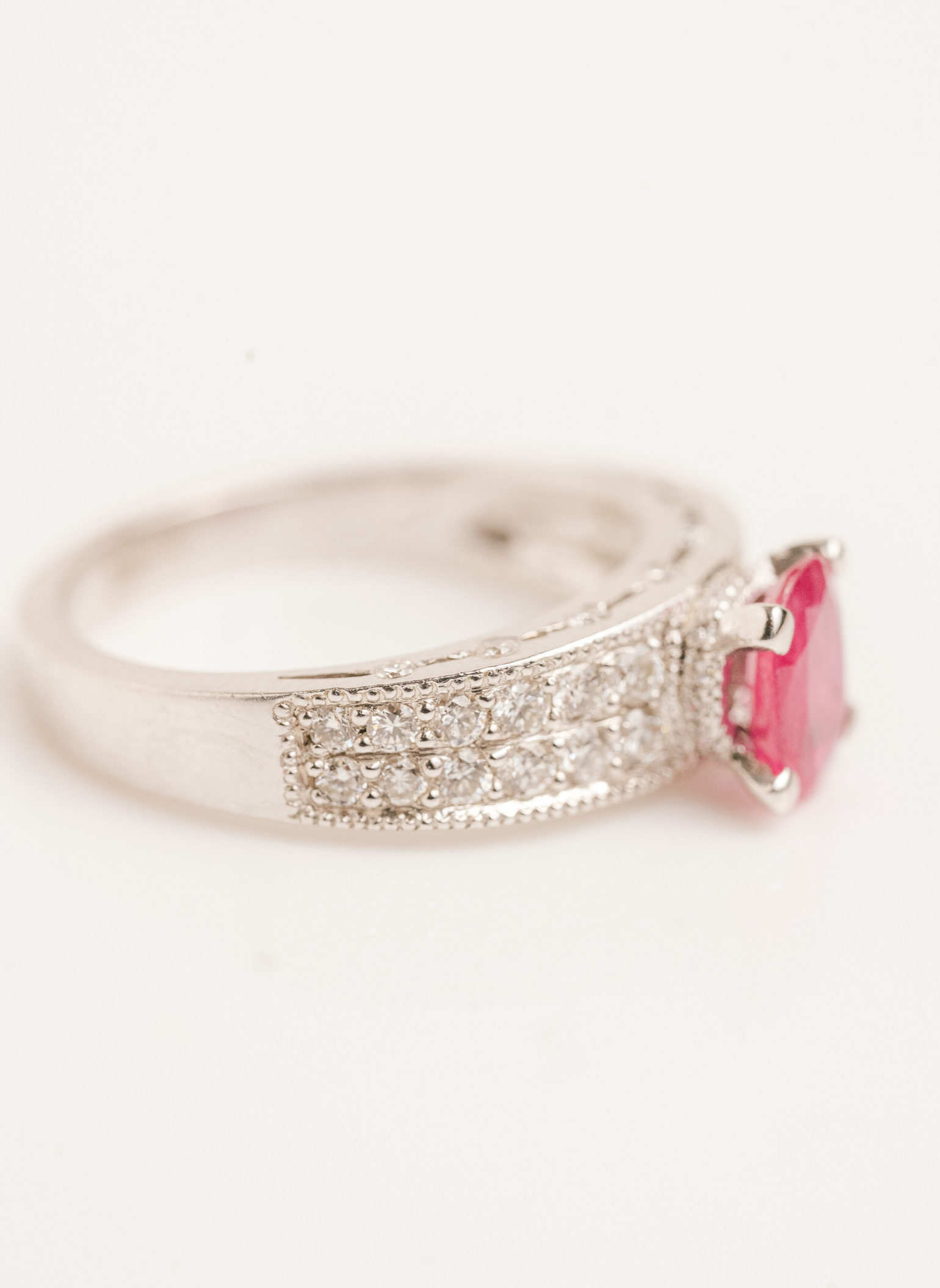 Pavé Ruby Diamonds Ring