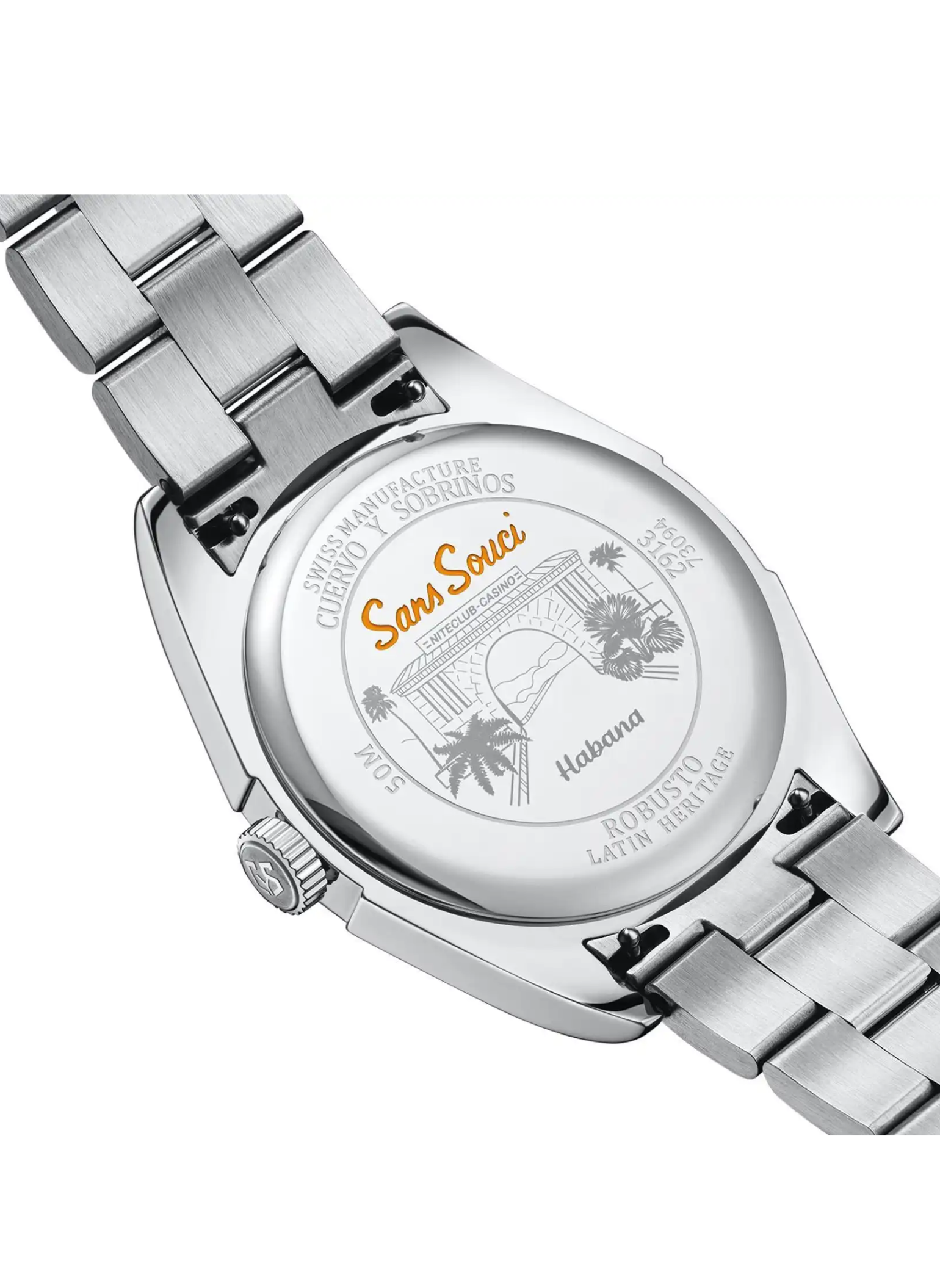 Reloj Cuervo y Sobrinos Robusto Sans Souci