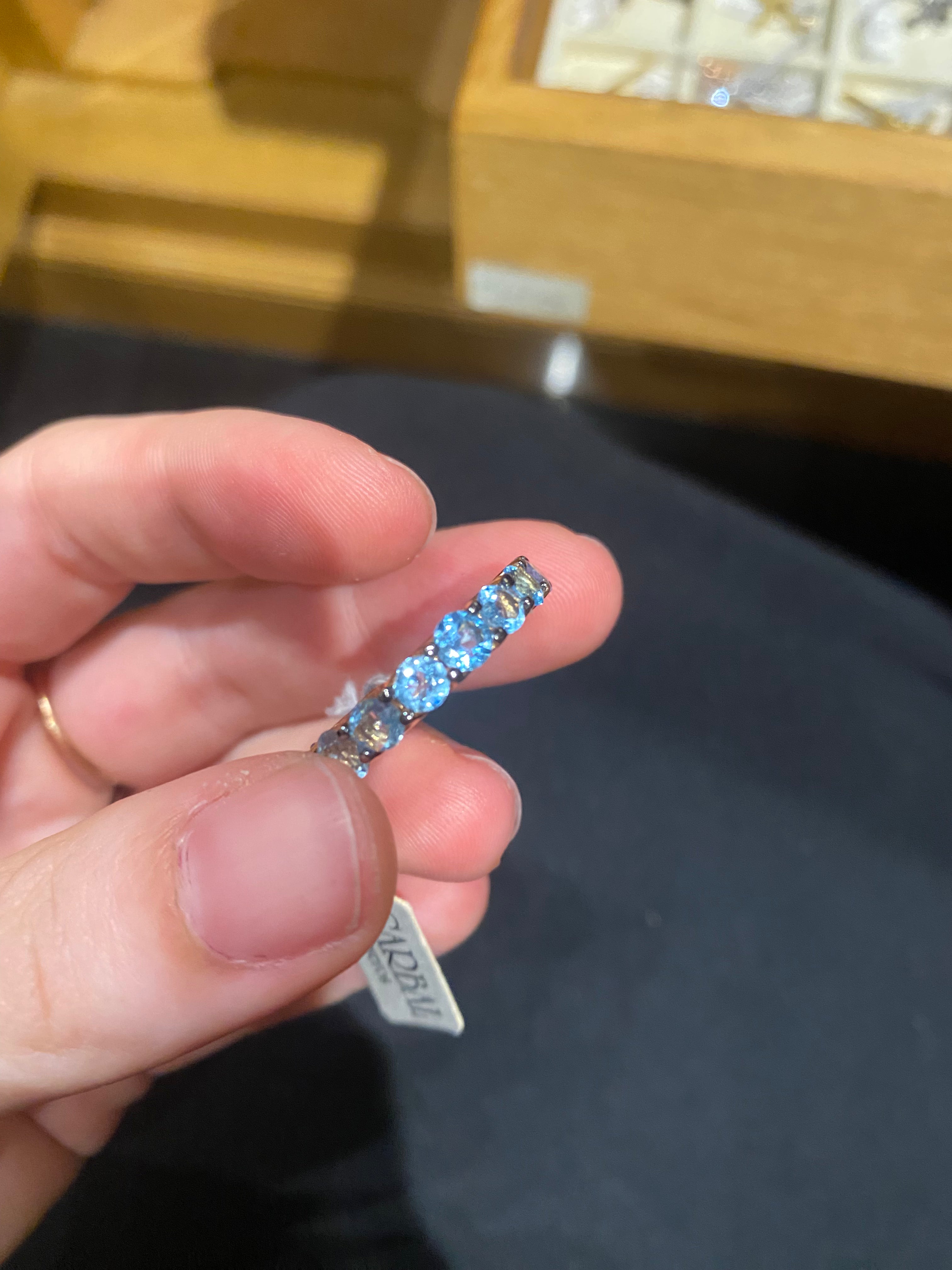 Anillo Dream Big Aguamarina
