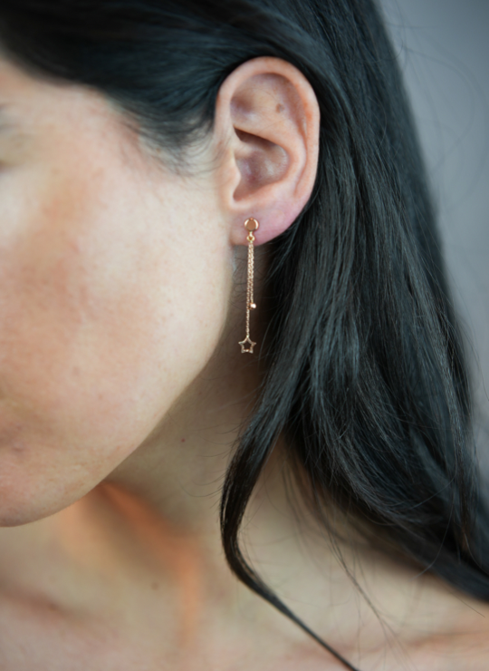 Golden Essentials Star Earrings