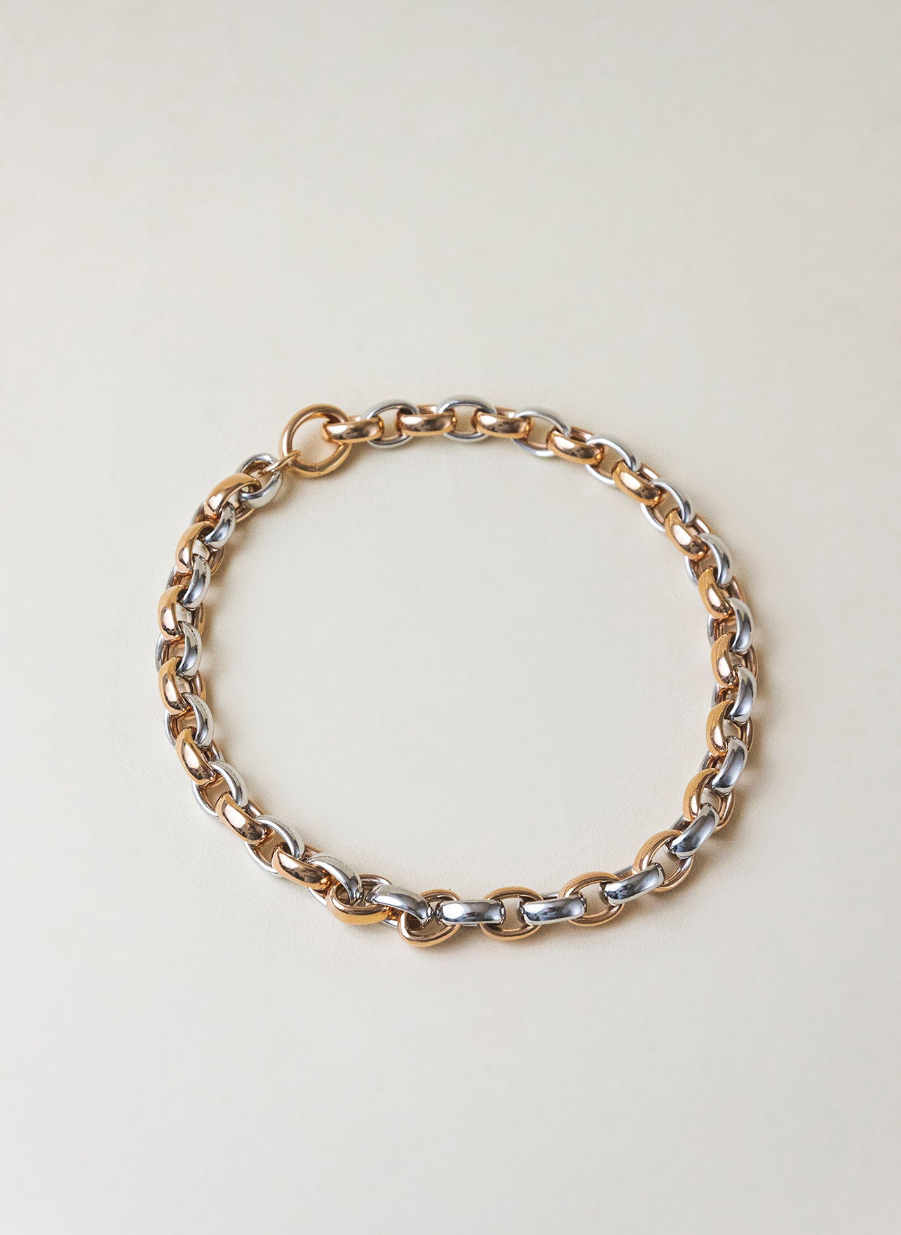 Silver Pesavento Chain in two tones