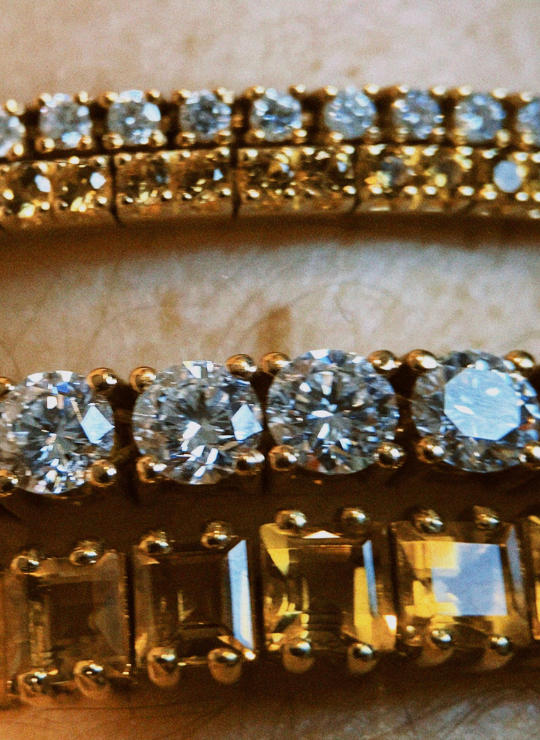 Rivière Bracelet Brilliant Cut Diamonds