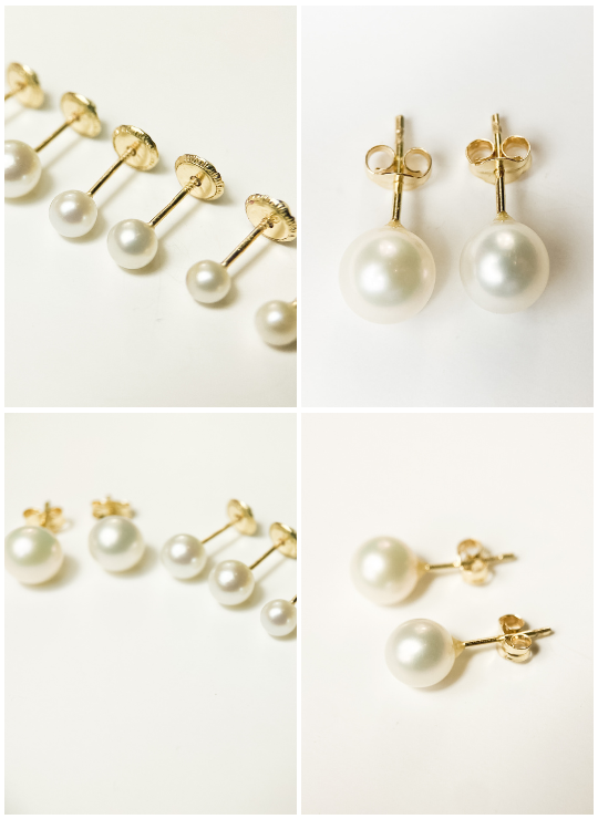 Pearl Sleeper Earrings